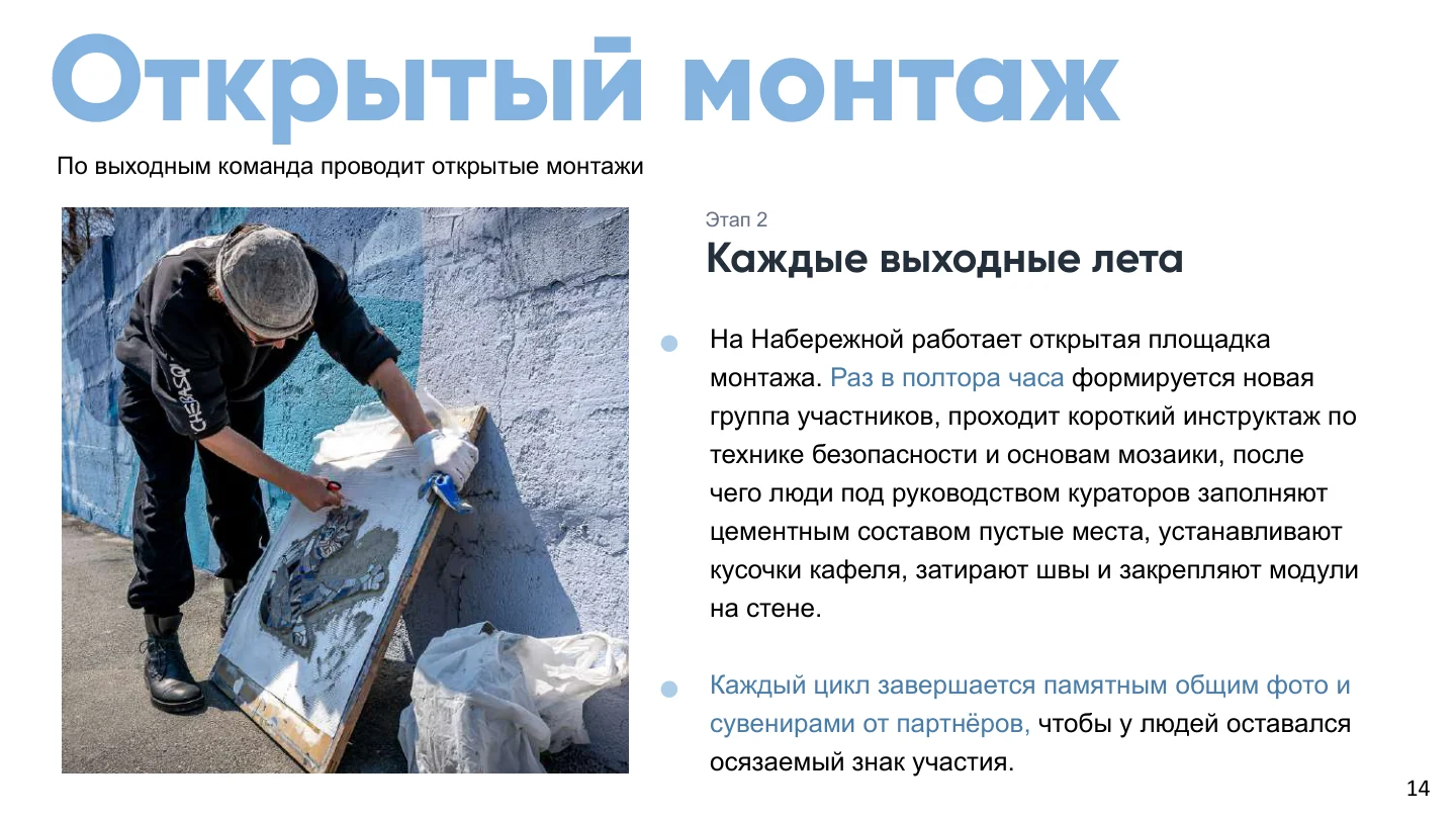 Страница 14 из 22 презентации «Мозаика для города»
